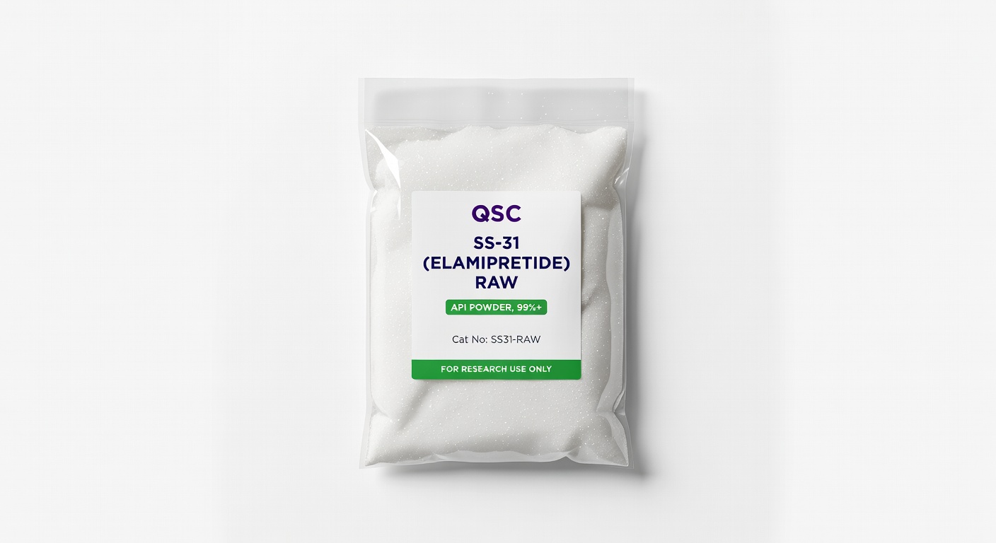 SS-31 (Elamipretide) Raw API Powder, 99%+ — QSC product photo